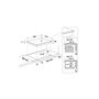 Voir la diapositive 2 : Whirlpool Table de cuisson induction 60cm 3 feux 7200w noir - WSS6360BF