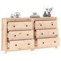 Voir la diapositive 4 : VIDAXL Buffet 140x35x80 cm Bois massif de pin