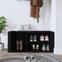 Voir la diapositive 3 : VIDAXL Armoire a chaussures Noir 100x35x45 cm Bois d'ingenierie