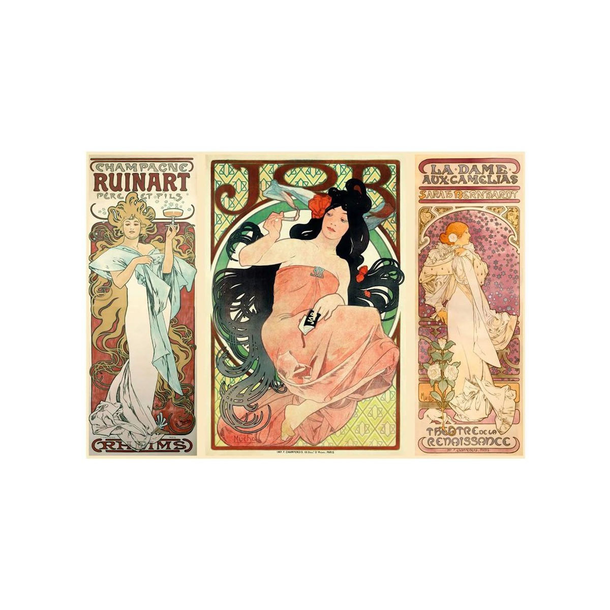 Paris Prix Papier Peint  Alphonse Mucha Women's