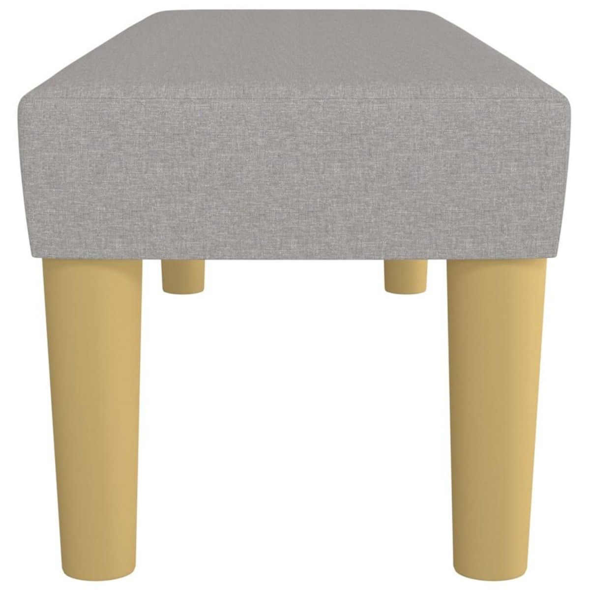 VIDAXL Banc Gris clair 100x30x30 cm Tissu