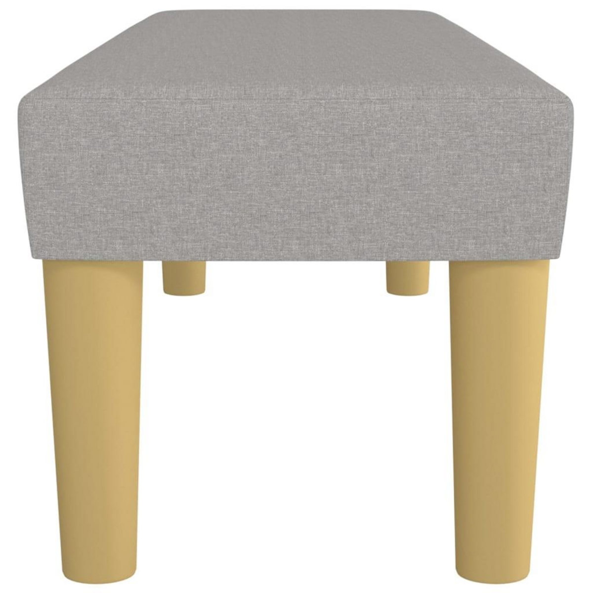 VIDAXL Banc Gris clair 100x30x30 cm Tissu