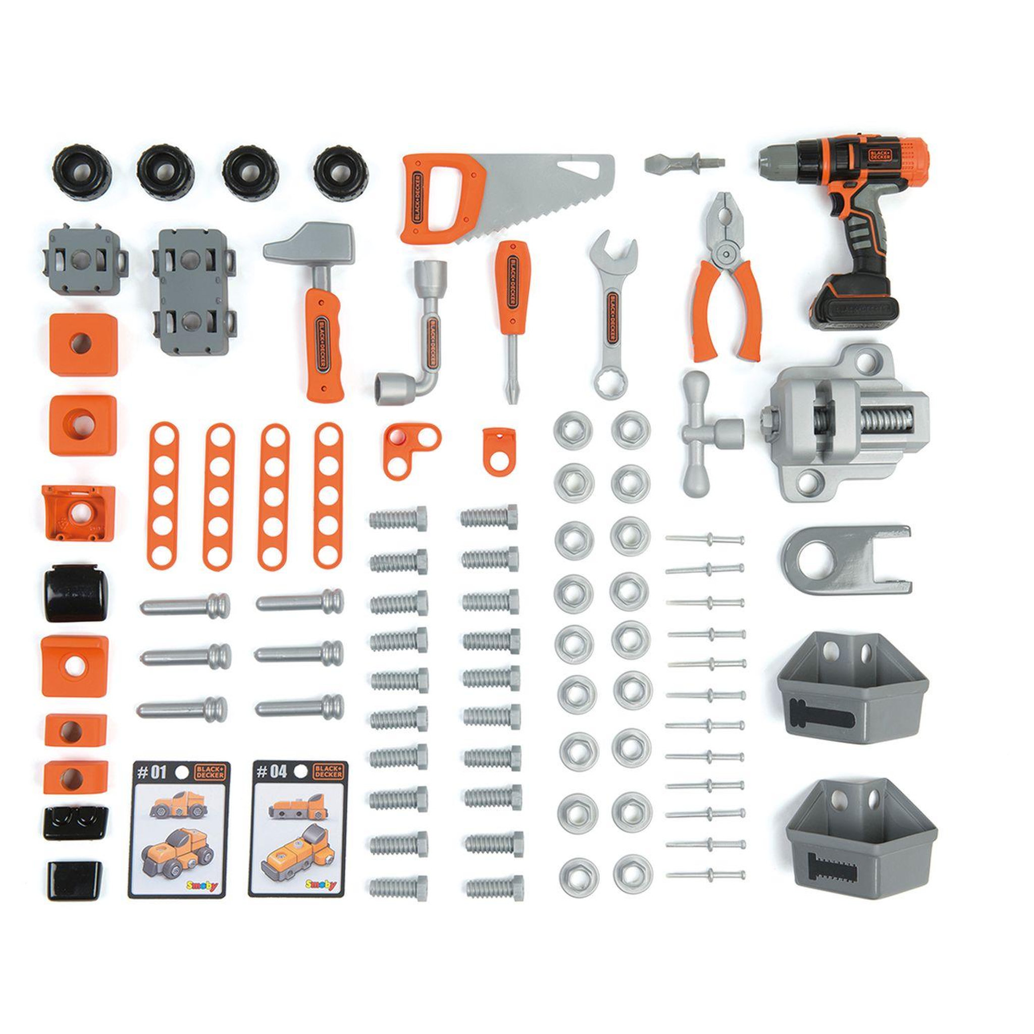 Voir la diapositive 4 : SMOBY Etabli Bricolo Center Black & Decker