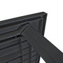 Voir la diapositive 3 : VIDAXL Table de jardin Anthracite 126 x 76 x 72 cm Plastique