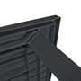 Voir la diapositive 3 : VIDAXL Table de jardin Anthracite 126 x 76 x 72 cm Plastique