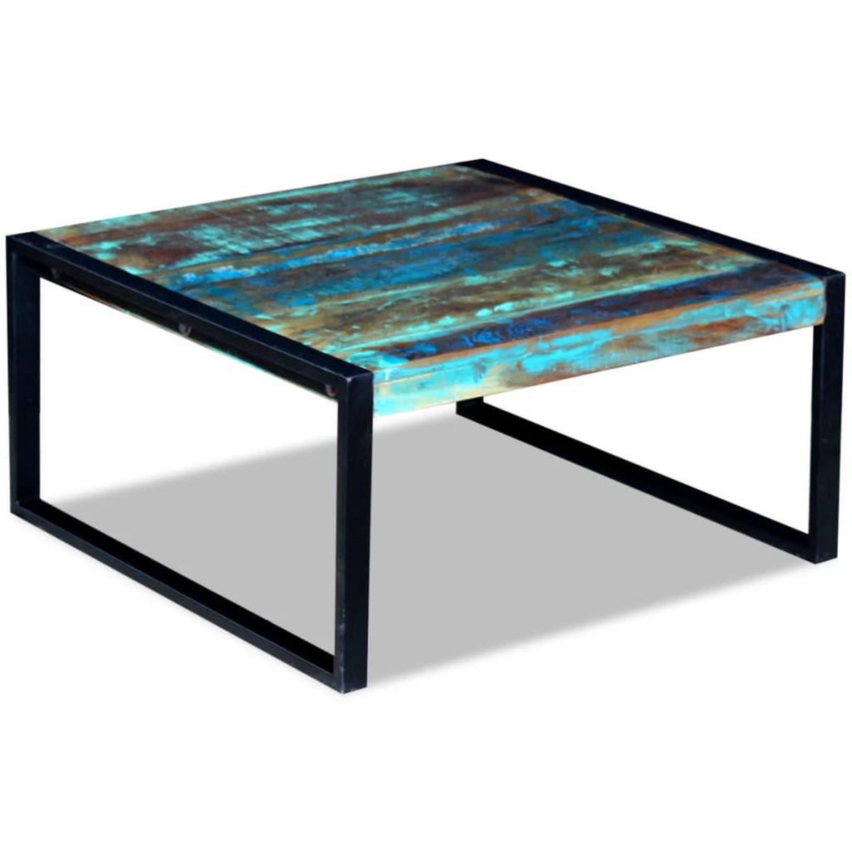 VIDAXL Table basse Bois de recuperation massif 80x80x40 cm