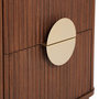 Voir la diapositive 4 : ATMOSPHERA Chevet 2 tiroirs effet noyer effet noyer WANY - Marron