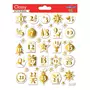  Stickers Noël - Chiffres pour Calendrier de l'Avent