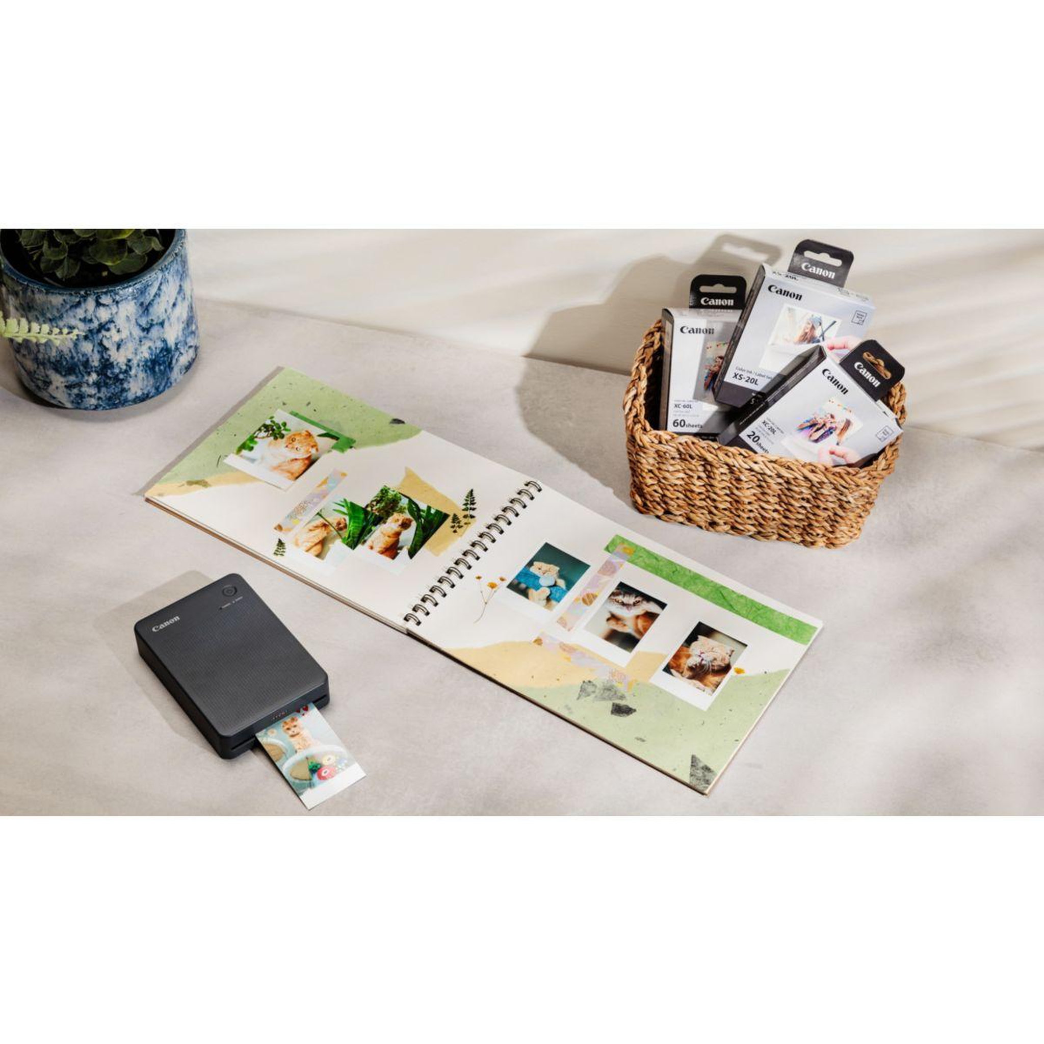 Voir la diapositive 5 : Canon Imprimante photo portable SELPHY QX20 Gris Foncé