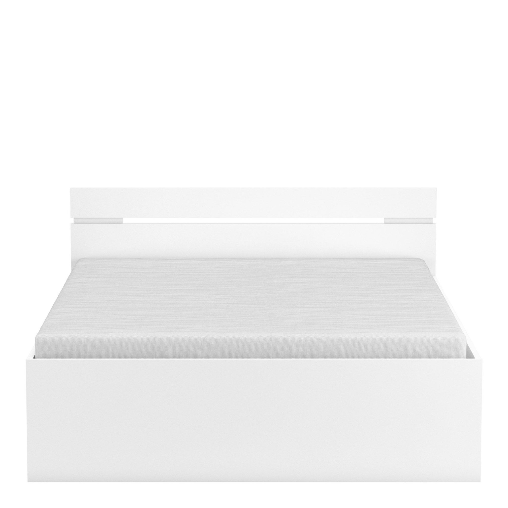 Voir la diapositive 2 : Demeyere Lit adulte 2 tiroirs - MICHIGAN - Blanc - 140 x 190 cm - DEMEYERE