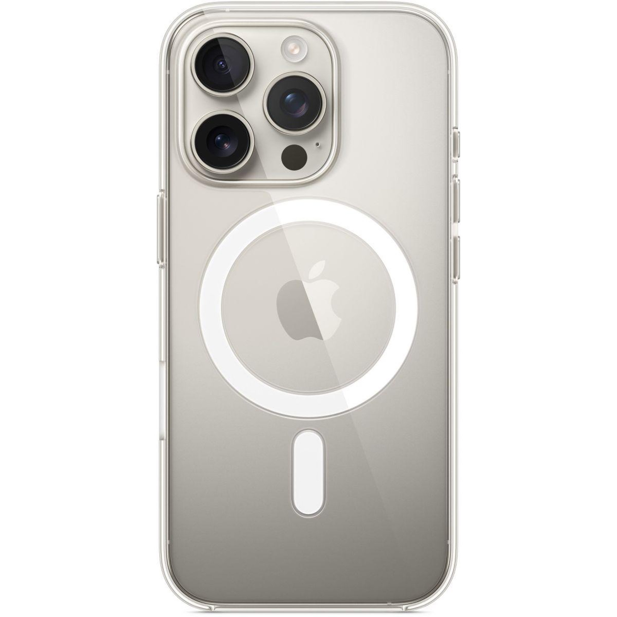 Voir la diapositive 2 : APPLE Coque iPhone 16 Pro MagSafe transparente