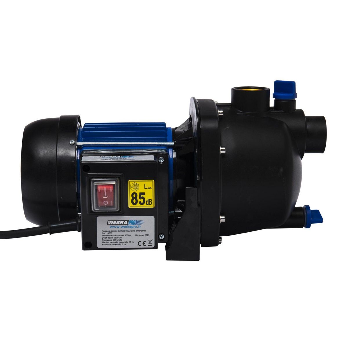 WERKAPRO Pompe à eau de surface 600w WERKA PRO
