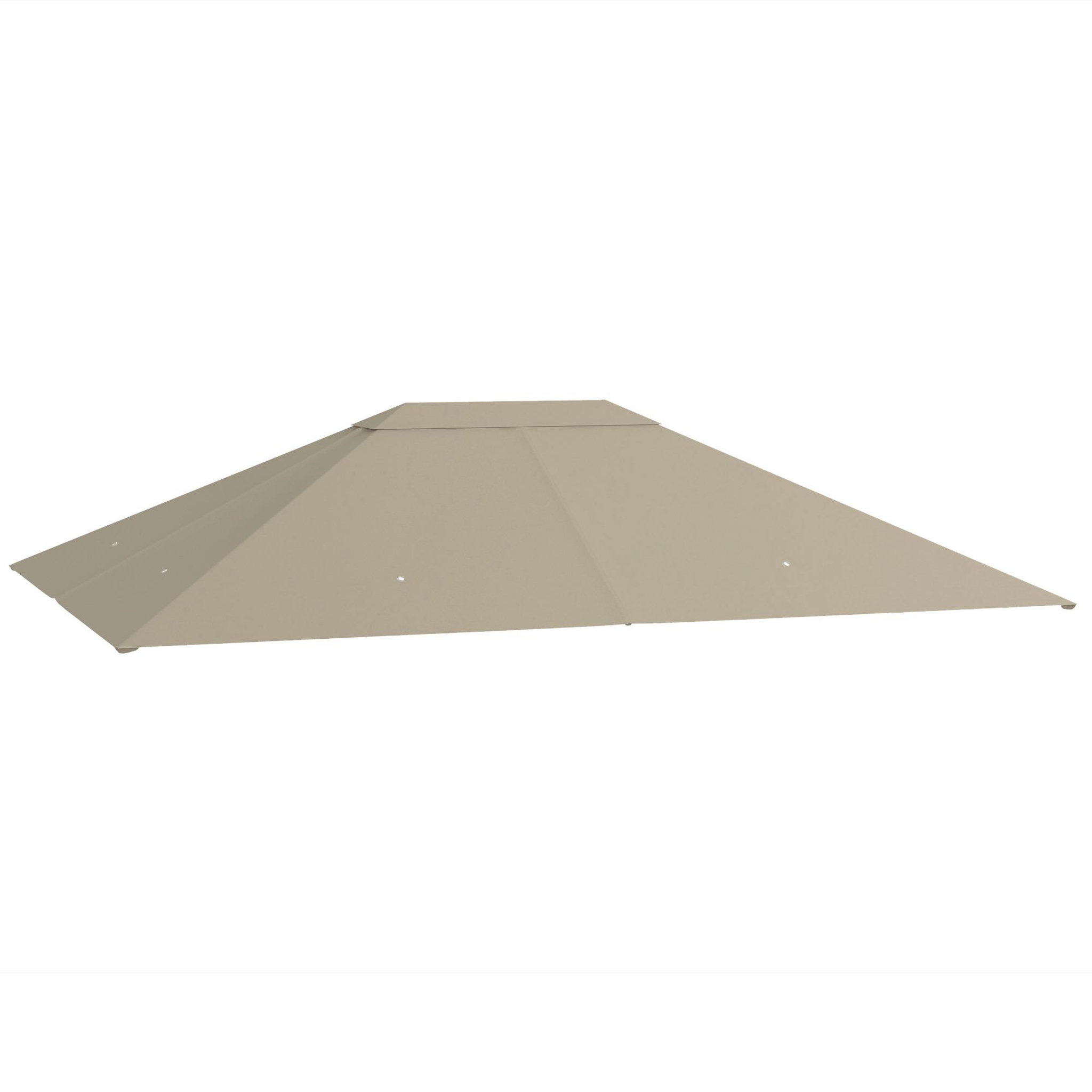 Voir la diapositive 1 : OUTSUNNY Toile de remplacement tonnelle 3 x 4 m tissu haute densité kaki
