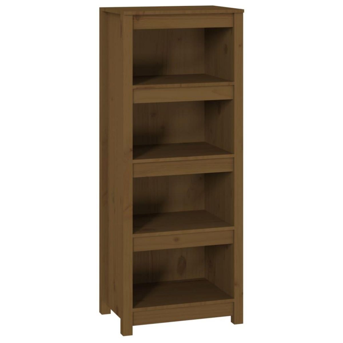 VIDAXL Bibliotheque Marron miel 50x35x125,5 cm Bois de pin massif