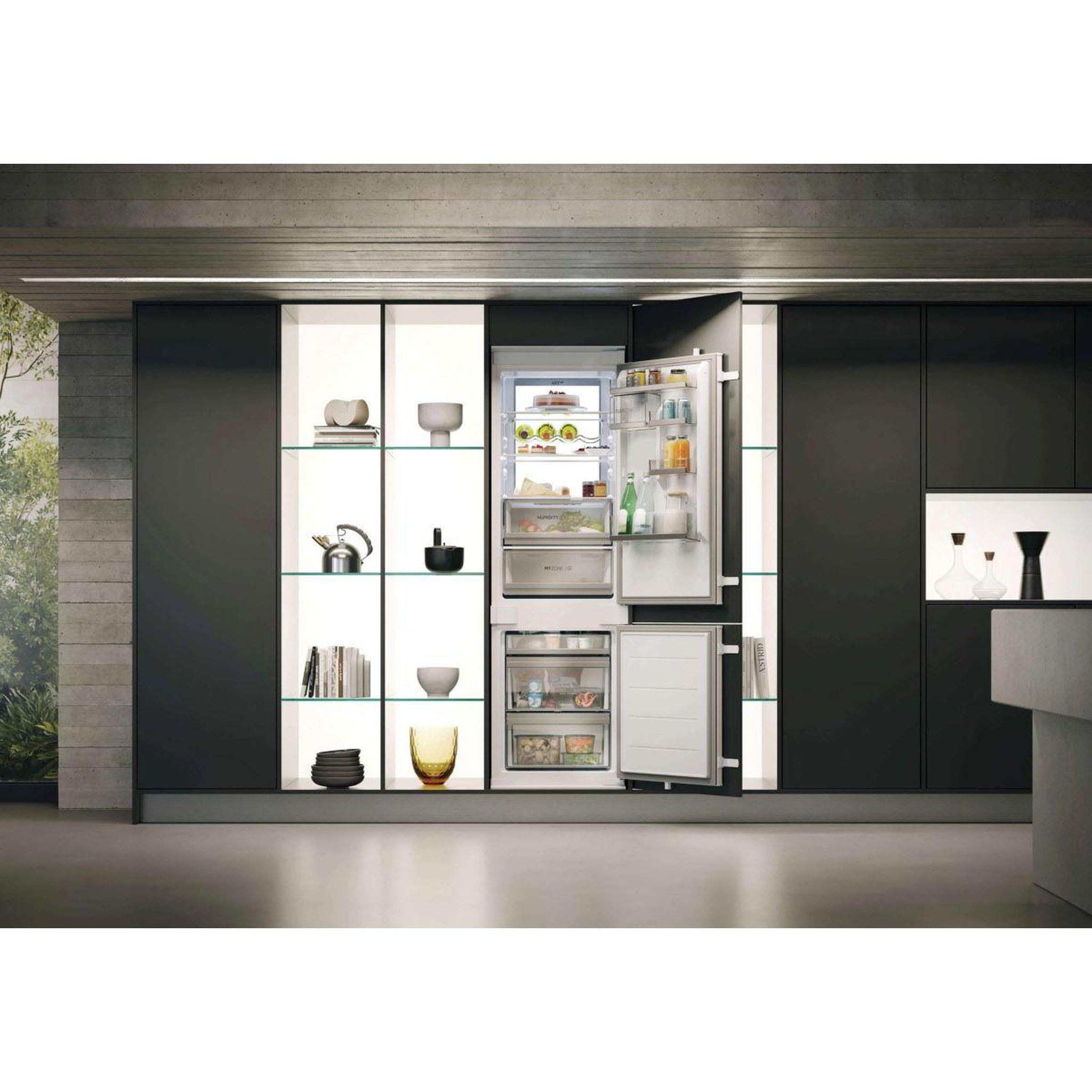 Voir la diapositive 4 : HAIER Réfrigérateur combiné encastrable hbw7518c