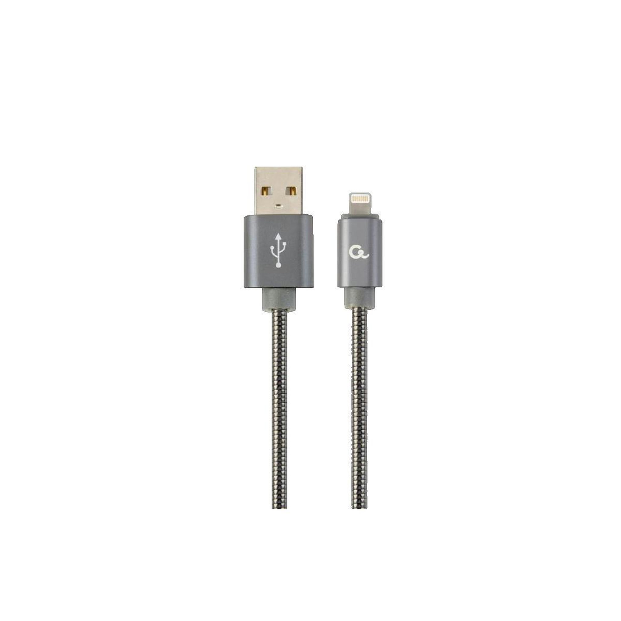 Voir la diapositive 2 : Cablexpert Câble USB Cablexpert CC-USB2S-AMLM-2M-BG 2 mètres gris