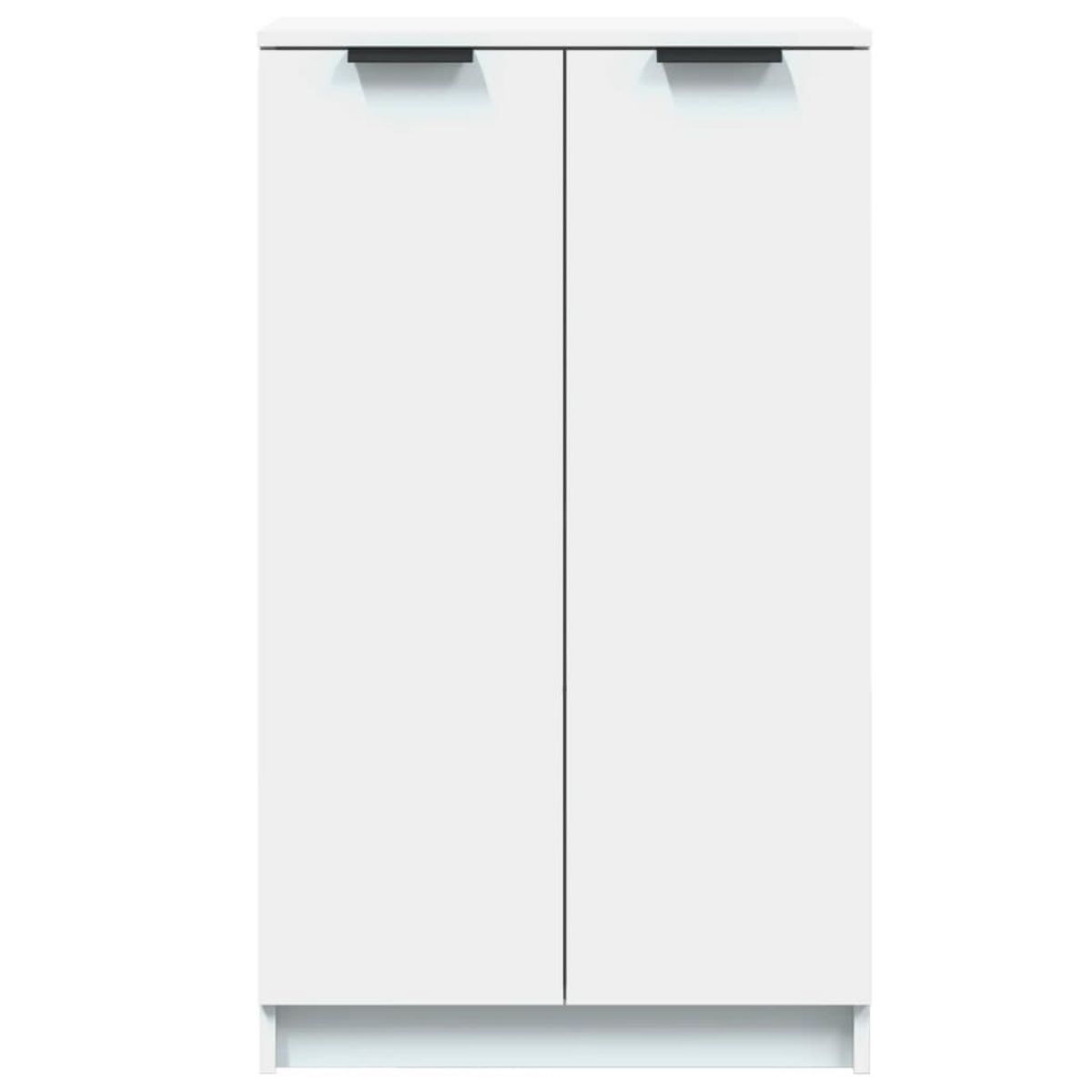 VIDAXL Armoire a chaussures Blanc 59x35x100 cm Bois d'ingenierie