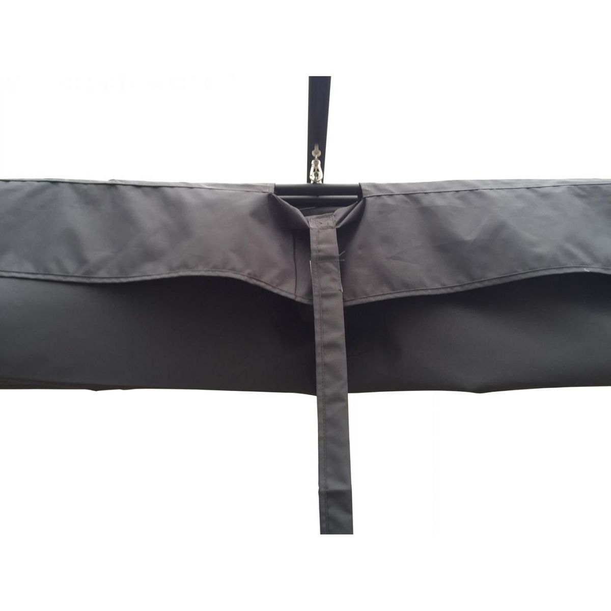 CONCEPT USINE Tonnelle autoportante 3 x 3 m en aluminium et toile grise REGIA