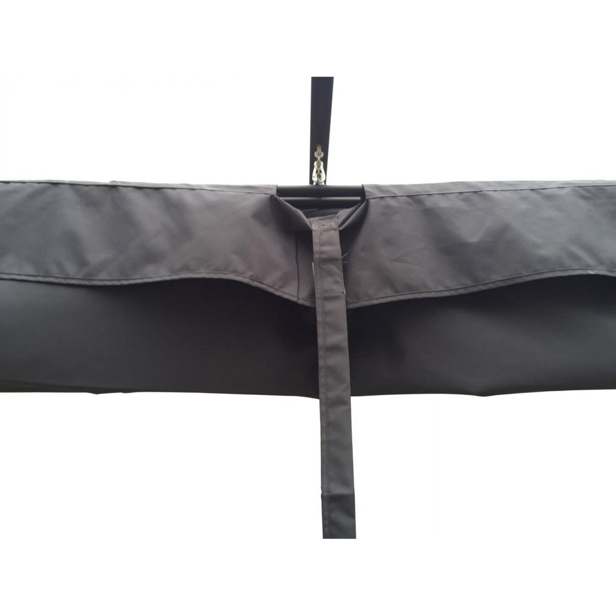 CONCEPT USINE Tonnelle autoportante 3 x 3 m en aluminium et toile grise REGIA