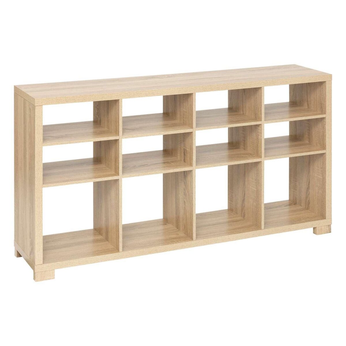 FIVE Buffet bas 12 cases en bois BIVOAK - Beige