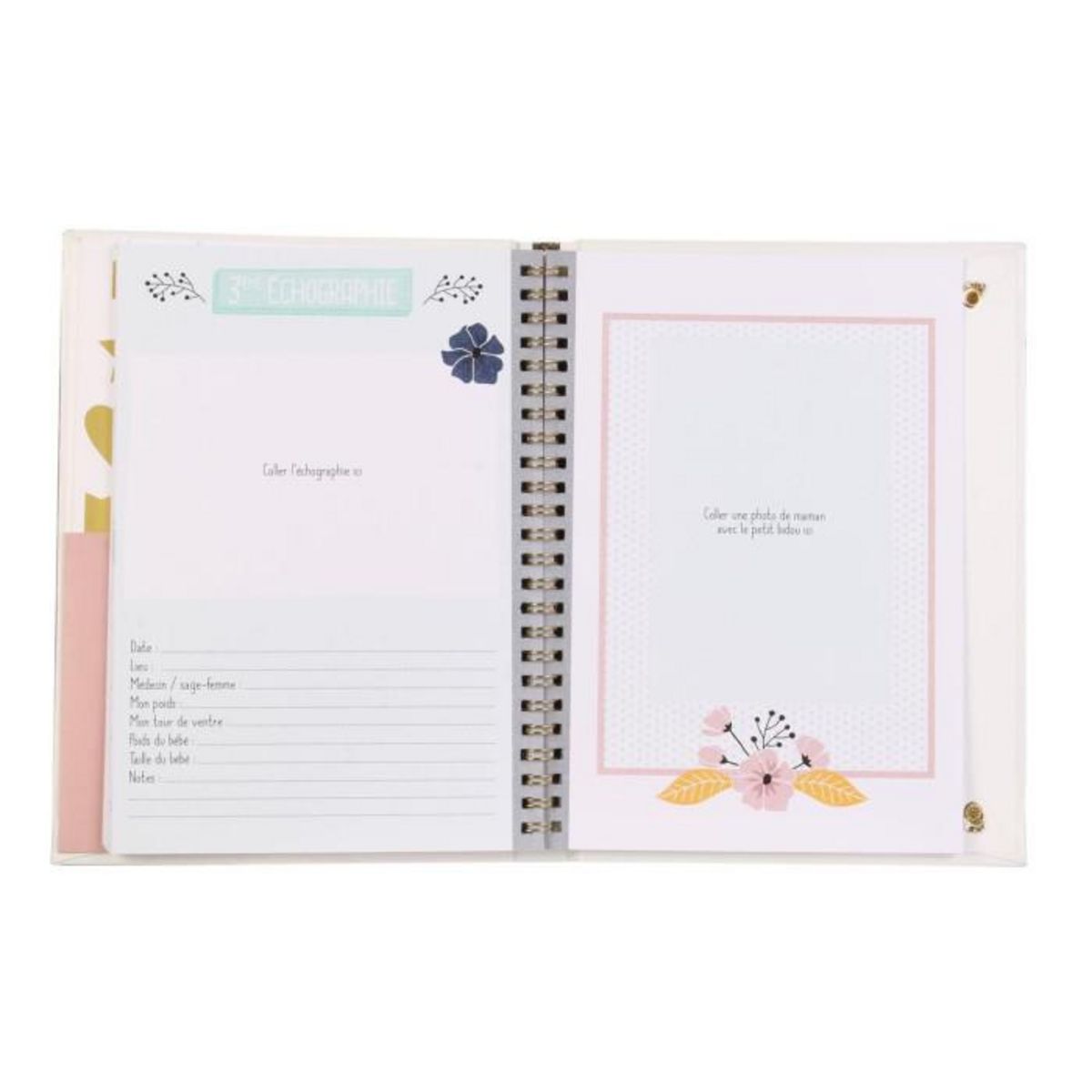 Paris Prix Carnet de Grossesse  52 Pages  16x22cm Blanc