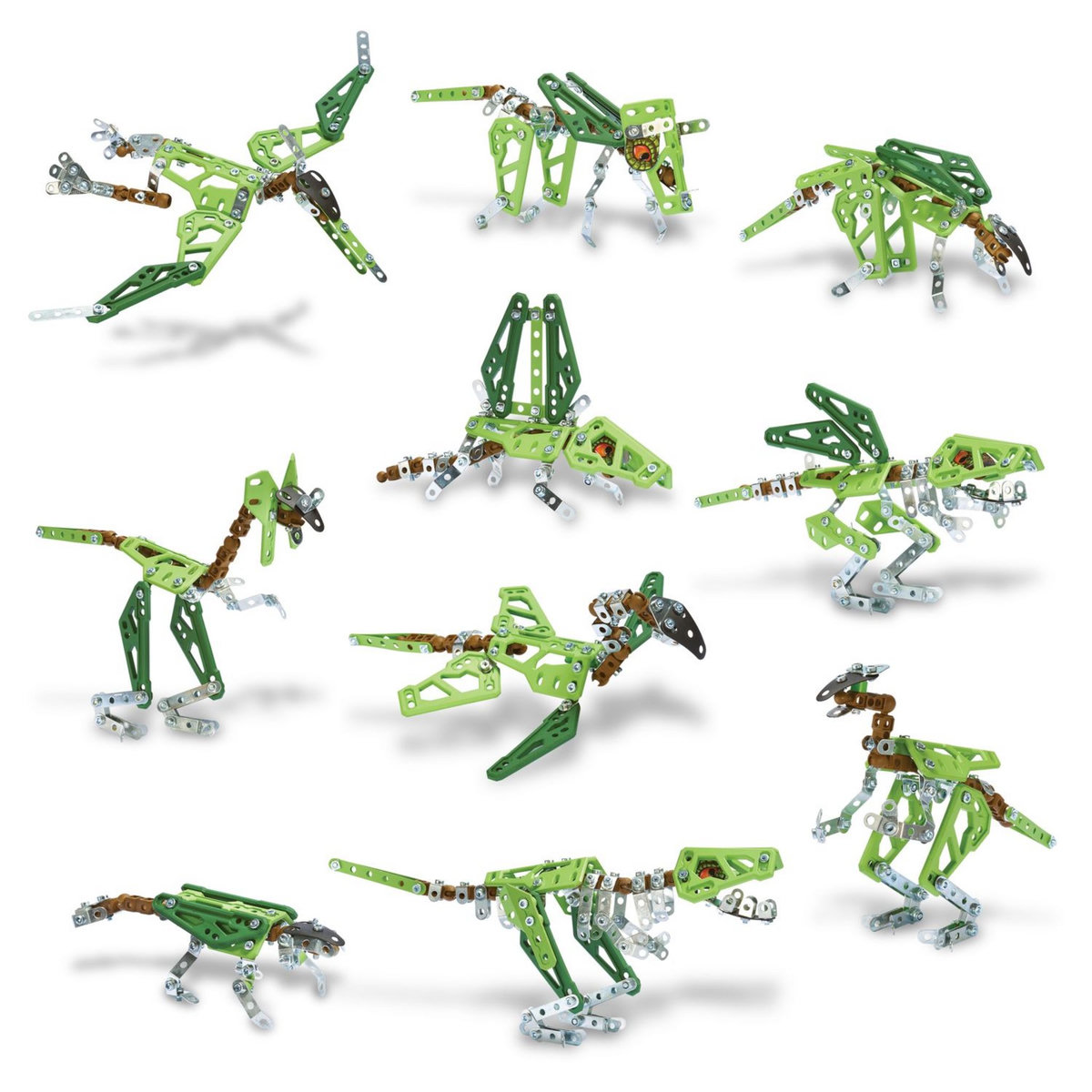 MECCANO Coffret Dinosaures - 10 modèles à construire