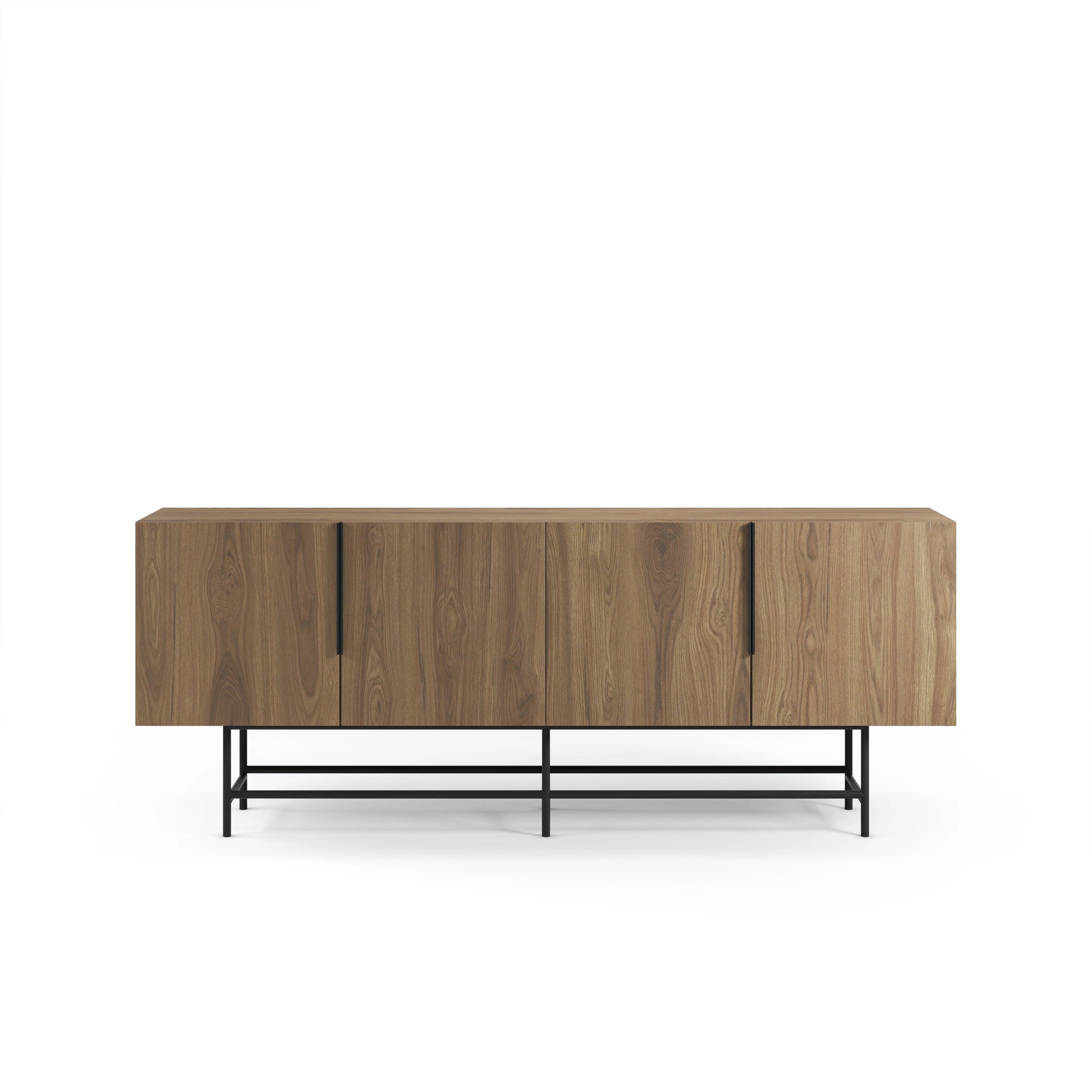 Voir la diapositive 1 : CASANOVA PARIS Soma - buffet 4 portes 200cm en mélamine