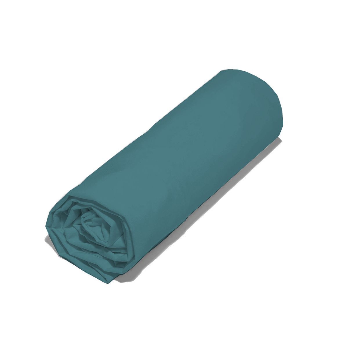 Drap housse uni en satin de coton 70 fils GABI