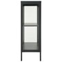Voir la diapositive 4 : VIDAXL Buffet Anthracite 75x35x105 cm Acier et verre