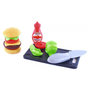 Voir la diapositive 1 : Set hamburger + accessoires