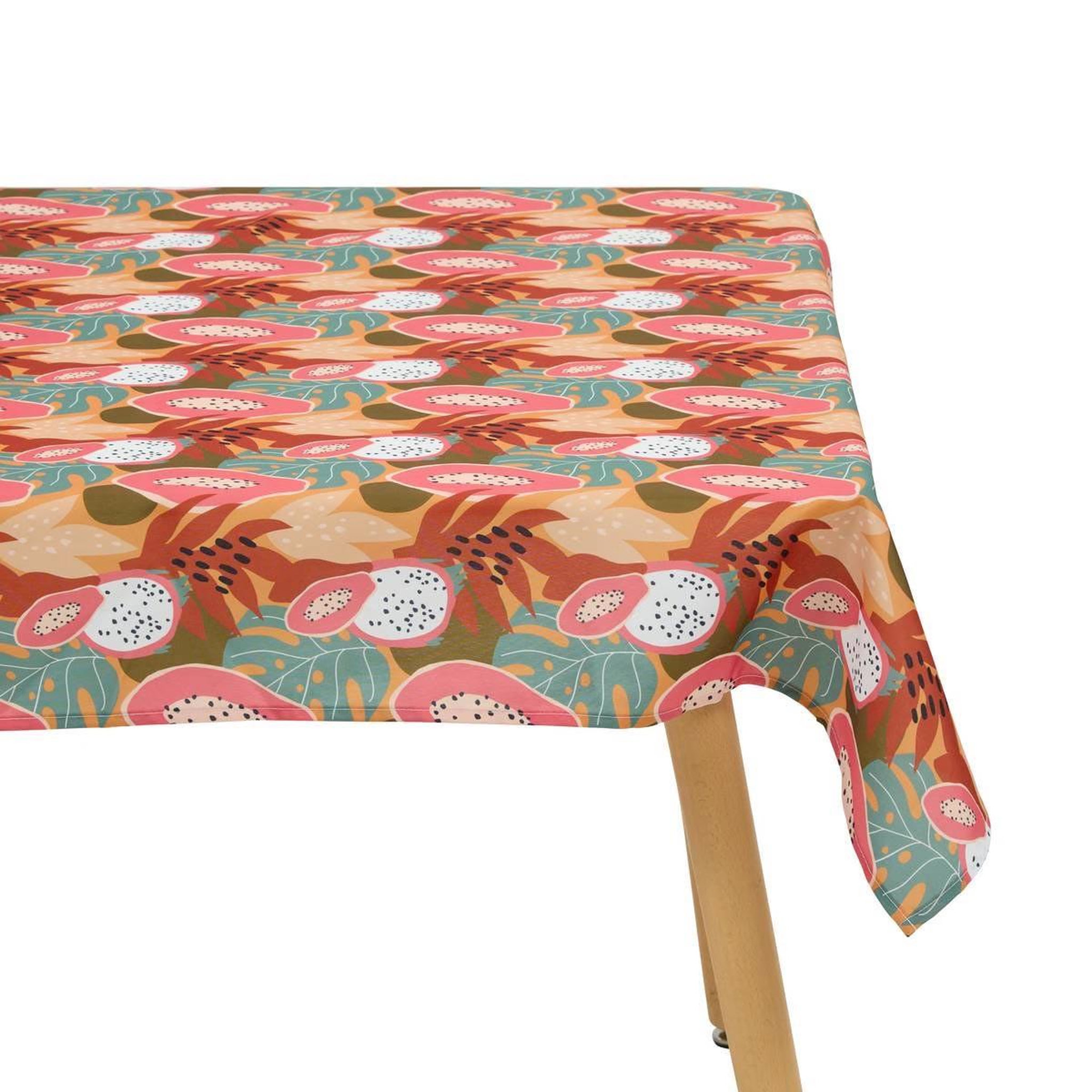 ATMOSPHERA Nappe antitache imprimée  tropical  140x240cm multicolore