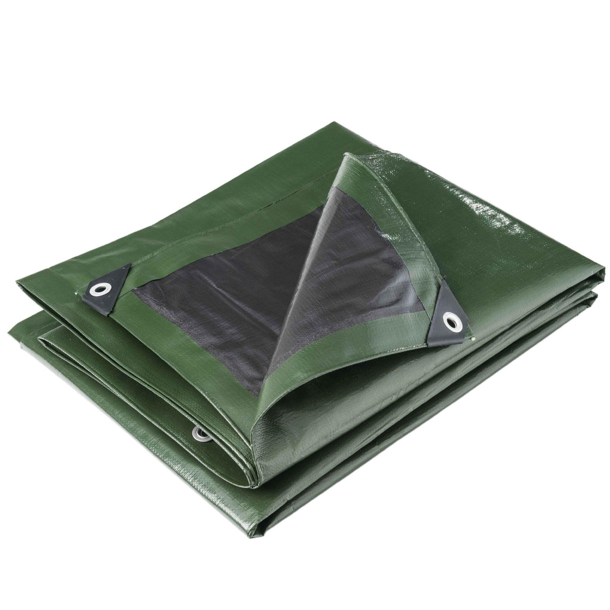 WERKAPRO Bâche multifonctions noire et verte 240 g/m2 WERKA PRO. Coloris disponibles : Bicolore