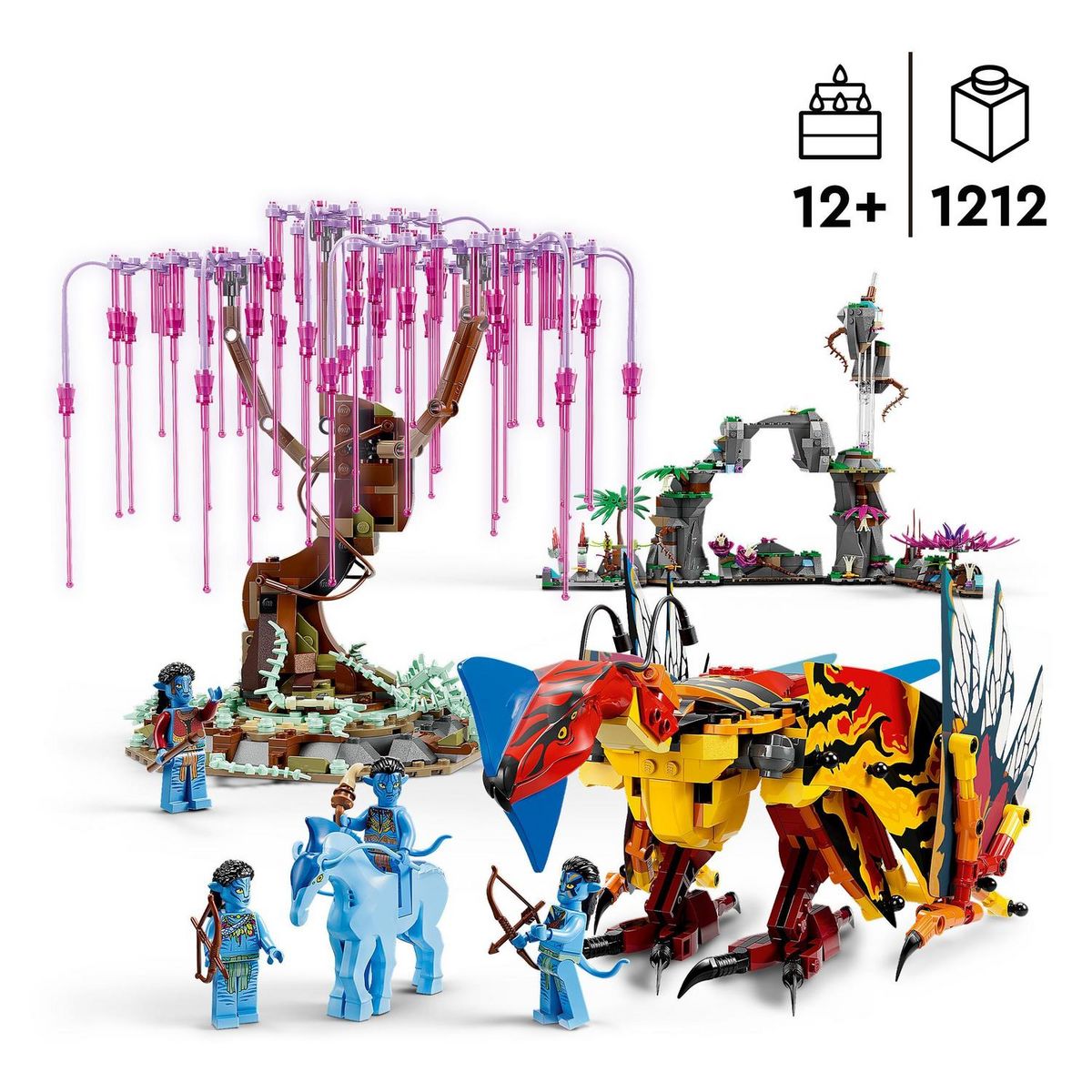 LEGO Disney 75574 Avatar Toruk Makto et l&rsquo;Arbre des Âmes, Jouet, Minifigurine Jake Sully, Film 2022