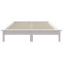 Voir la diapositive 5 : VIDAXL Cadre de lit sans matelas blanc 140x190 cm bois de pin massif