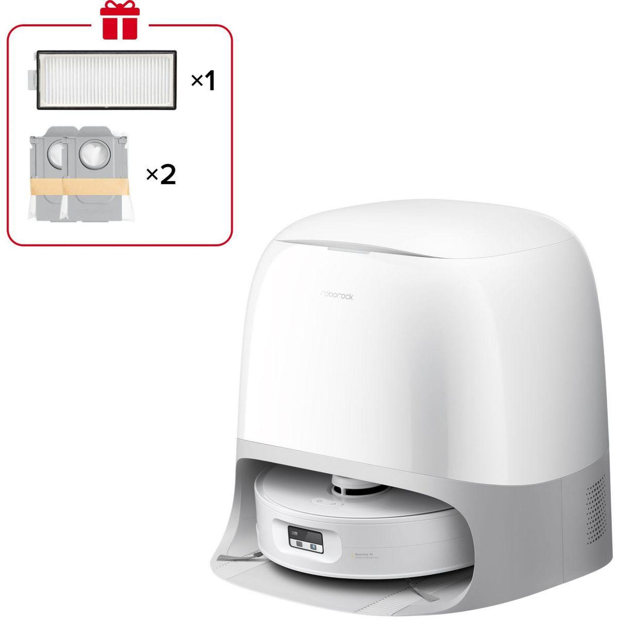 ROBOROCK Robot aspirateur laveur qrevo curv 2 flowx