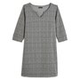 INEXTENSO Robe milano manches 3/4 à carreaux femme