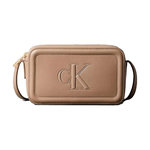 CALVIN KLEIN JEANS Sac à bandoulière Taupe Femme Calvin Klein Jeans Bold Ck Camera. Coloris disponibles : Beige