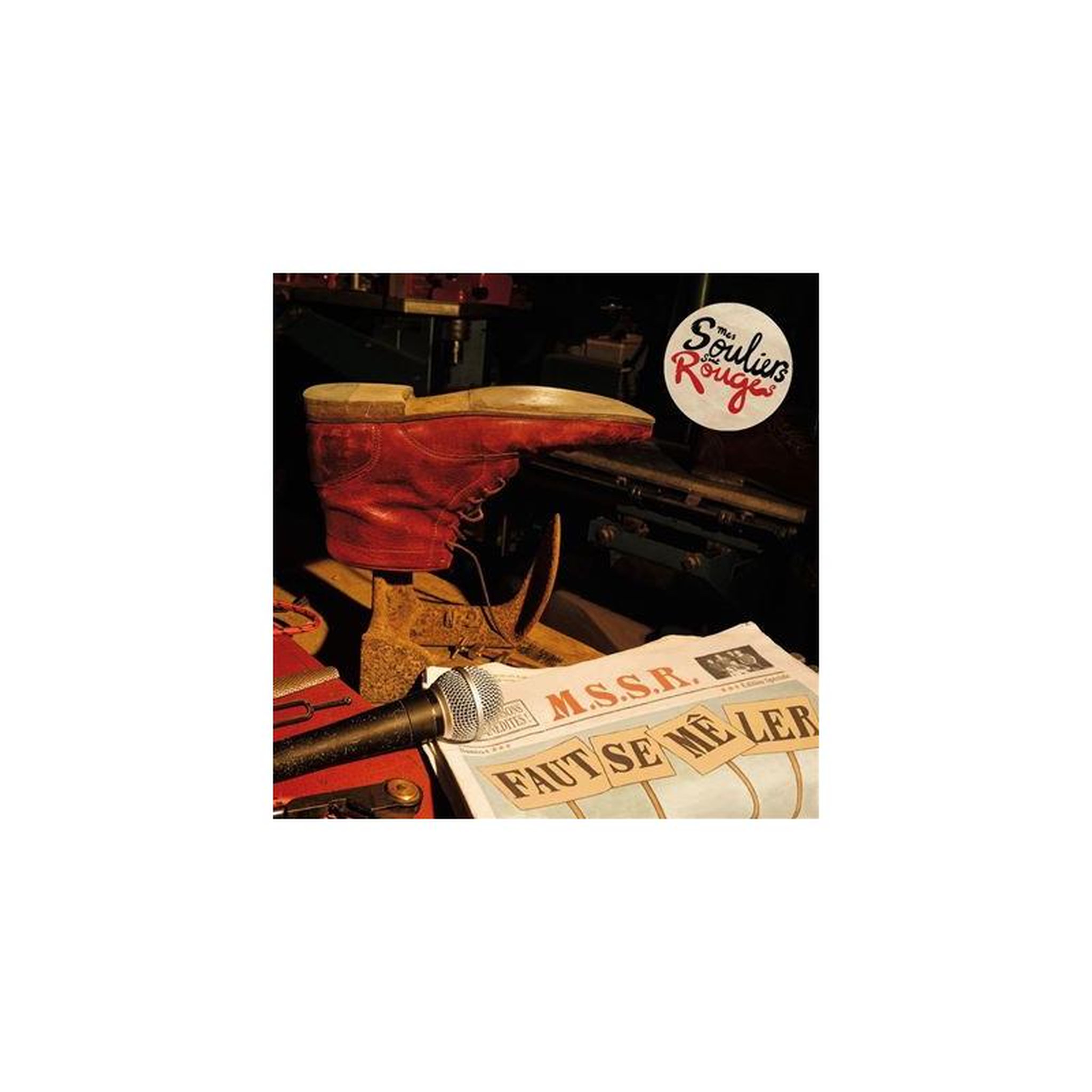 Double vinyle lp faut se mêler – mes souliers sont rouges, 2 disques, 12 compositions originales