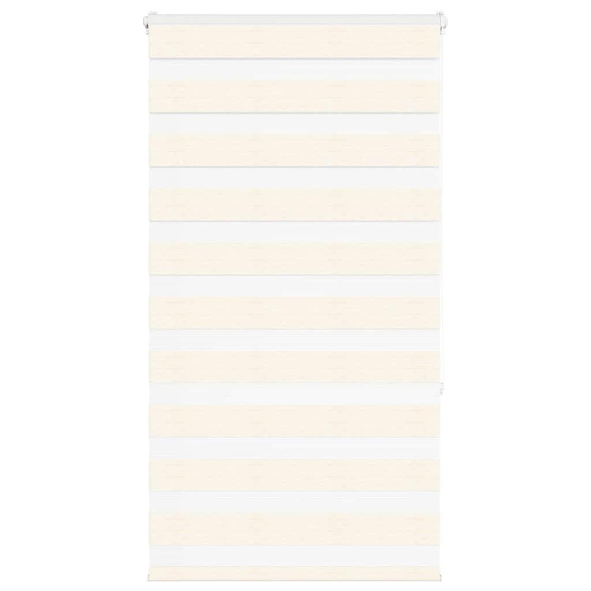VIDAXL Store zebre beige marbre largeur du tissu 65,9 cm polyester