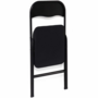 Voir la diapositive 5 : ID MARKET Lot de 6 chaises pliantes KITY noires en PU