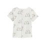 Voir la diapositive 5 : Petit Béguin Ensemble salopette bébé en coton gaufré et t-shirt Mini Rêve