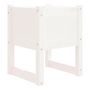 Voir la diapositive 4 : VIDAXL Jardinieres 2 pcs Blanc 40x40x52,5 cm Bois massif de pin
