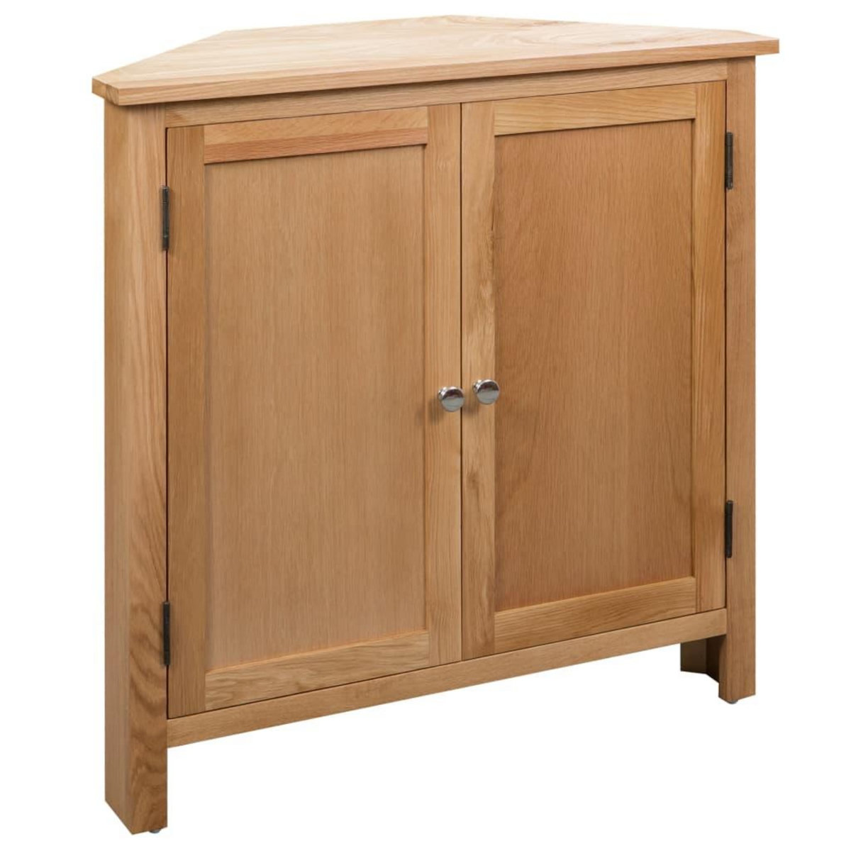 VIDAXL Armoire d'angle 80x33,5x78 cm Bois de chene massif