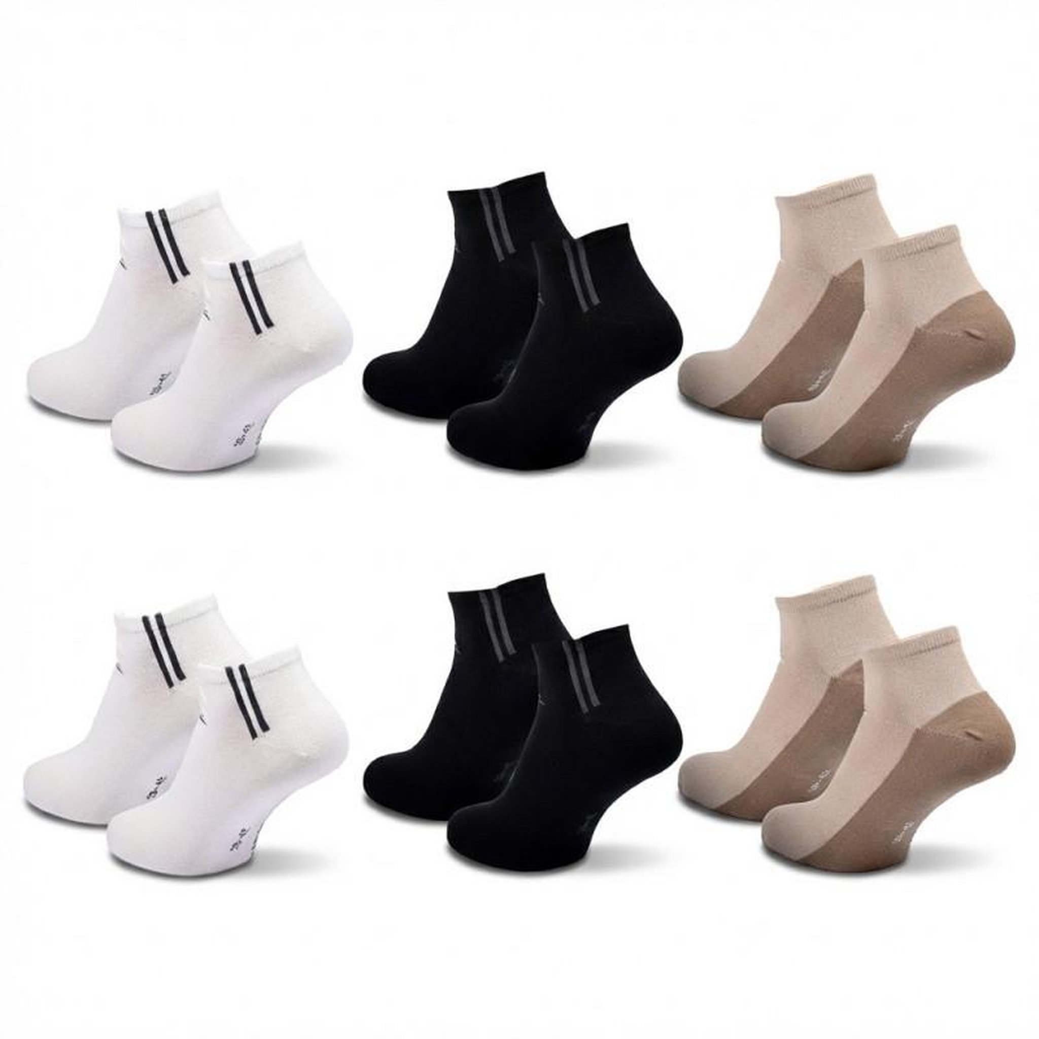 Voir la diapositive 4 : QUIKSILVER Quiksilver pack de chaussettes homme sneaker– lot 6 paires sport