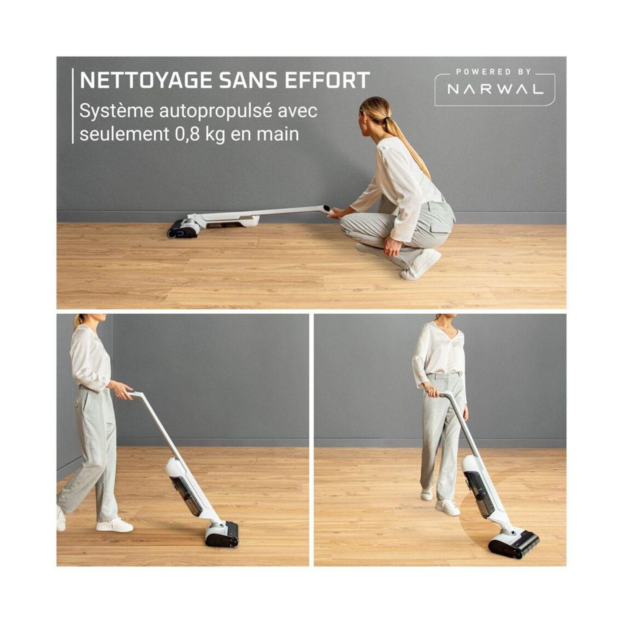 Voir la diapositive 4 : ROWENTA Aspirateur laveur x clean 10 gz7035wo