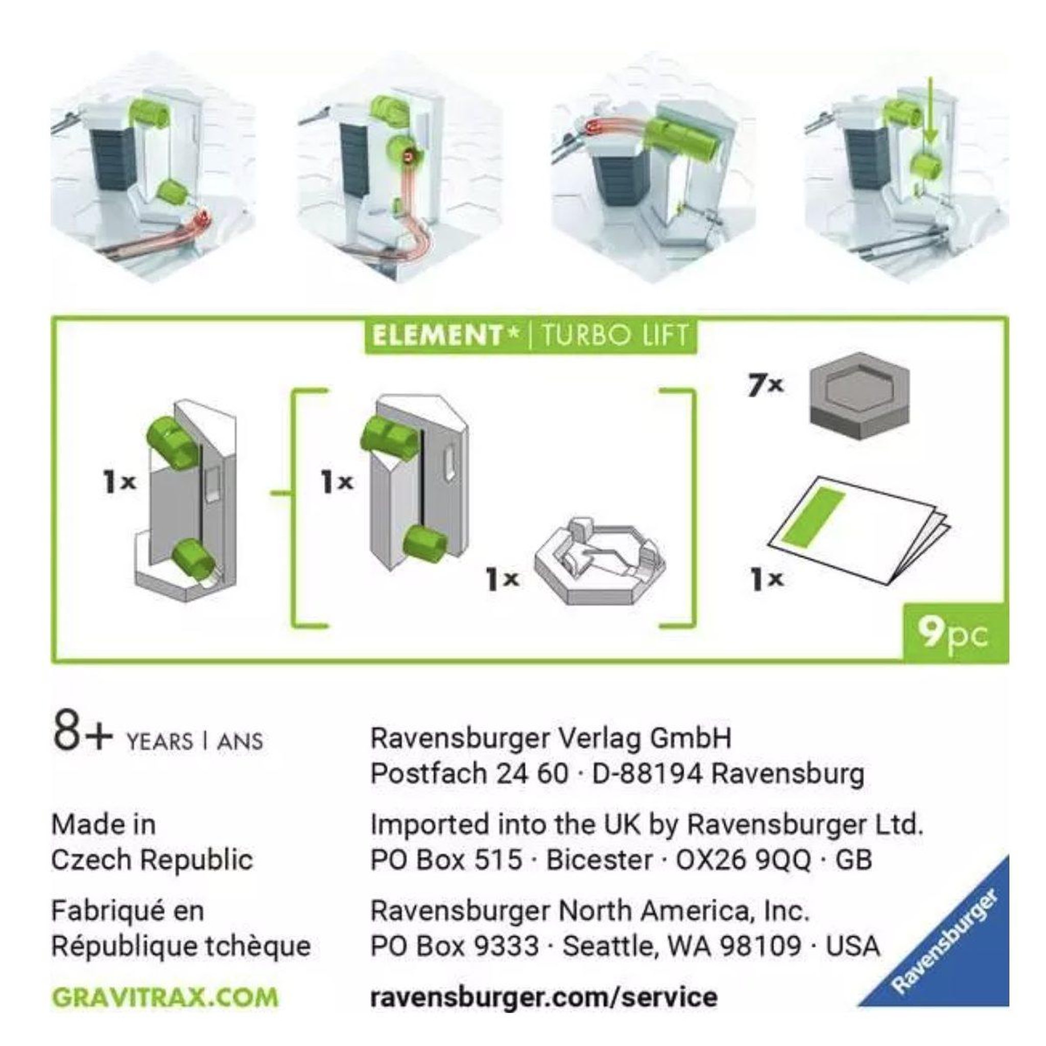Voir la diapositive 2 : RAVENSBURGER Base - element turbo lift