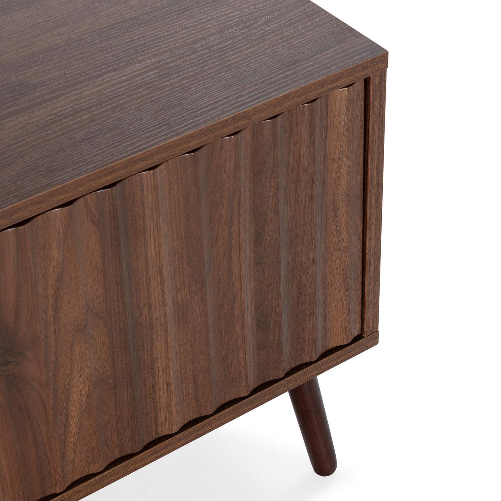 Voir la diapositive 5 : VS VENTA-STOCK Meuble TV Lluvia 3 portes effet noyer