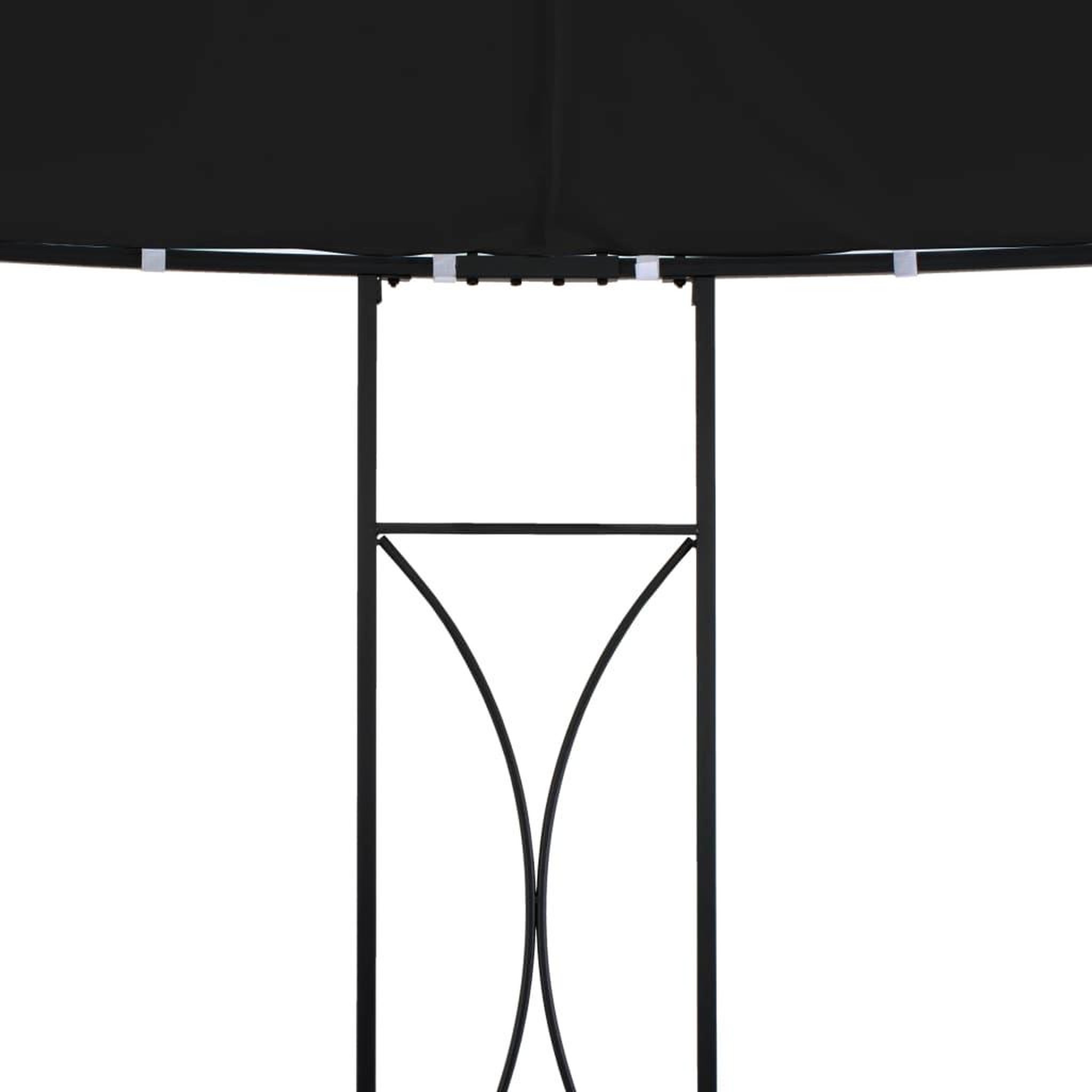 Voir la diapositive 4 : VIDAXL Belvedere 300 x 290 cm anthracite rond