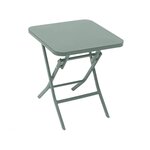 HESPERIDE Table d'appoint carrée pliante Greensboro Olive - 40 x 40 cm - Hespéride