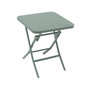 Voir la diapositive 1 : HESPERIDE Table d'appoint carrée pliante Greensboro Olive - 40 x 40 cm - Hespéride